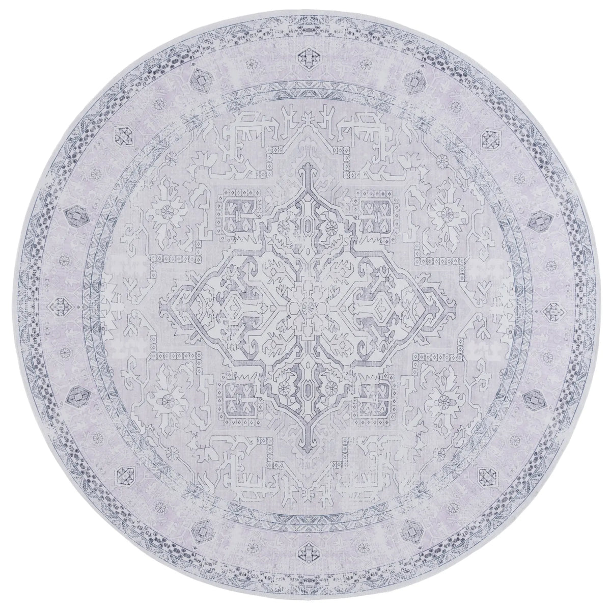Safavieh Arizona 6'-0" x 6'-0" Rug in Pink / Beige