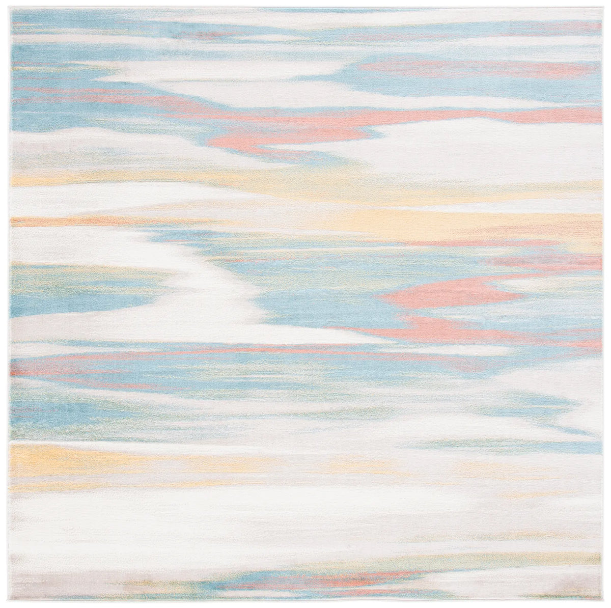 Safavieh Skyler 6'-7" x 6'-7" Rug in Beige / Terracotta