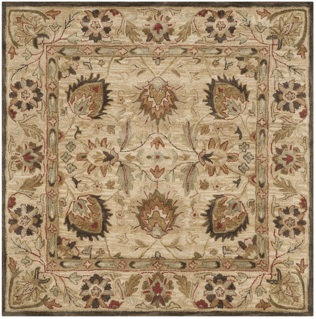 Safavieh Antiquity 6'-0" x 6'-0" Rug in Beige / Beige