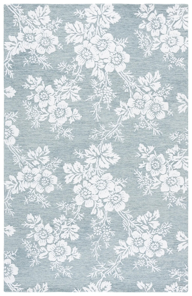 Safavieh Glamour 4'-0" x 6'-0" Rug in Blue / Ivory