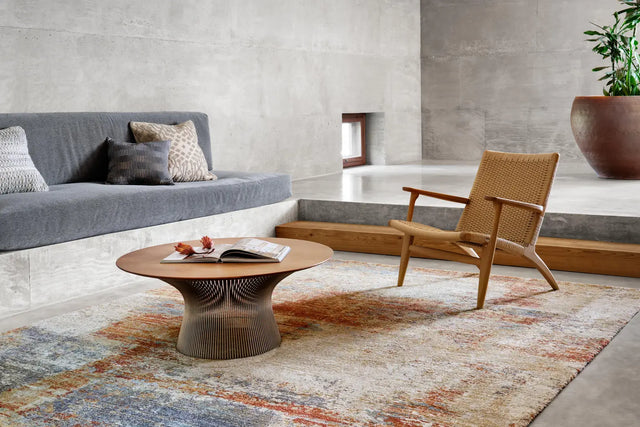 Loloi Augustus Ags-02 Terracotta Rugs - room scene 1 horizontal