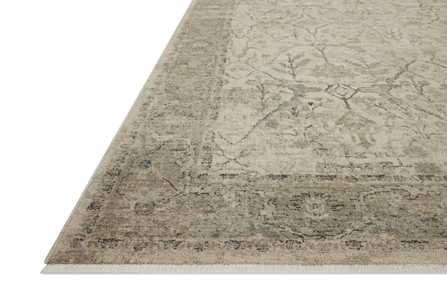 Loloi Briar BRR-02 Ivory / Sage Rug - rug corner