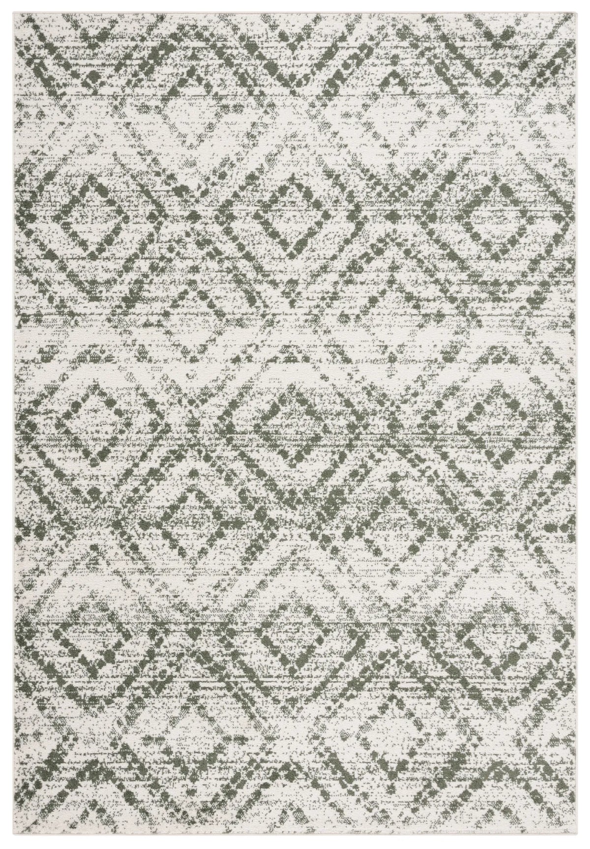 Safavieh Adirondack 4'-0" x 6'-0" Rug in Ivory / Dark Green