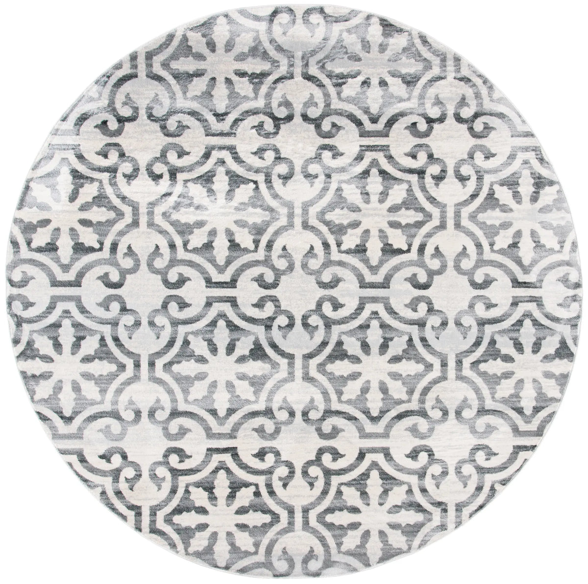 Safavieh Martha Stewart Isabella 6'-7" x 6'-7" Rug in Grey / Ivory