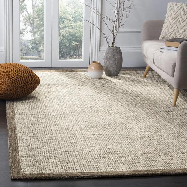 Safavieh Abstract 6'-0" x 9'-0" Rug in Brown / Ivory