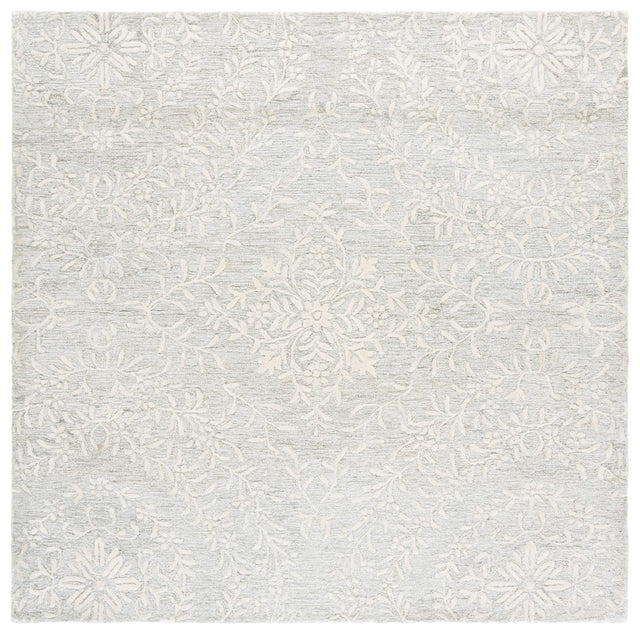 Safavieh Pine 6'-0" x 6'-0" Rug in Light Green / Ivory