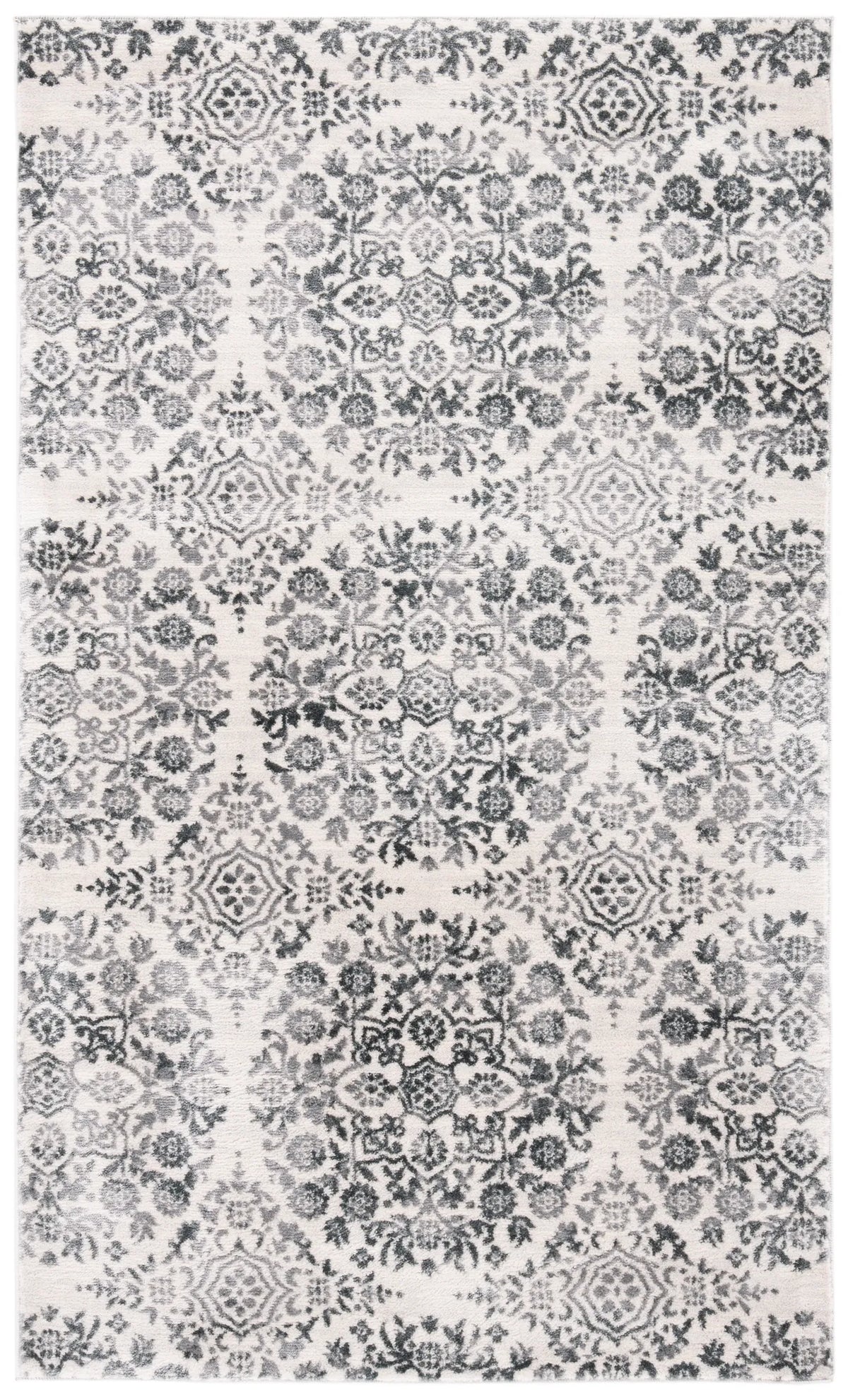 Safavieh Martha Stewart Isabella 3'-0" x 5'-0" Rug in Charcoal / Ivory