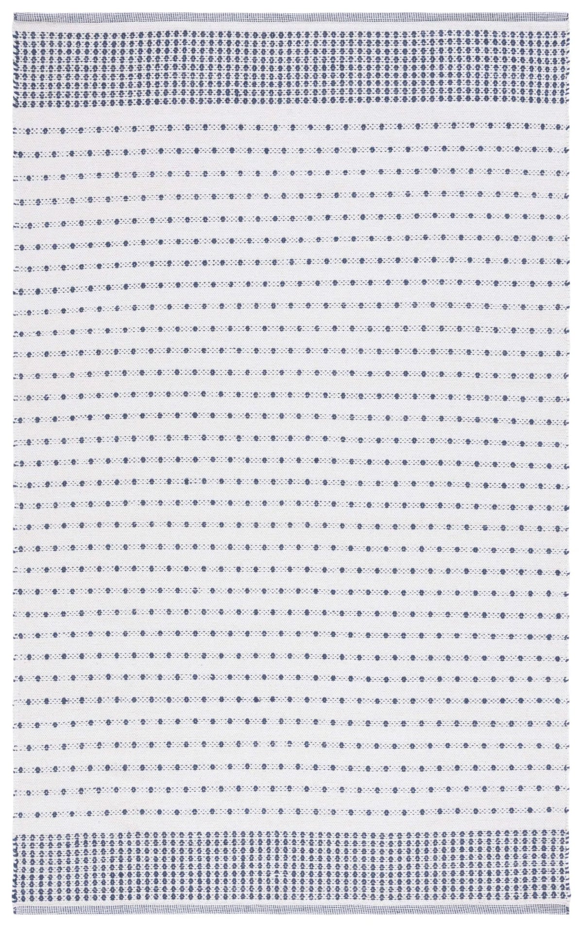 Safavieh Montauk 4'-0" x 6'-0" Rug in Navy / Ivory
