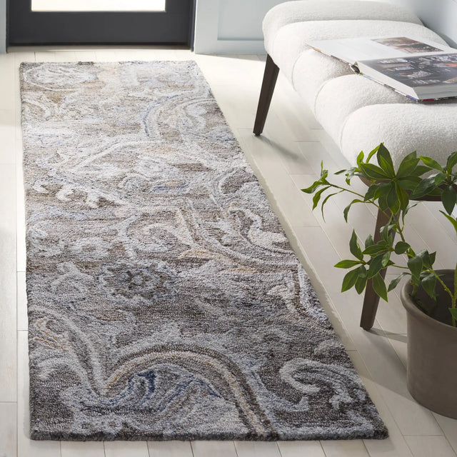 Safavieh Marquee 2'-3" x 8'-0" Rug in Brown / Grey