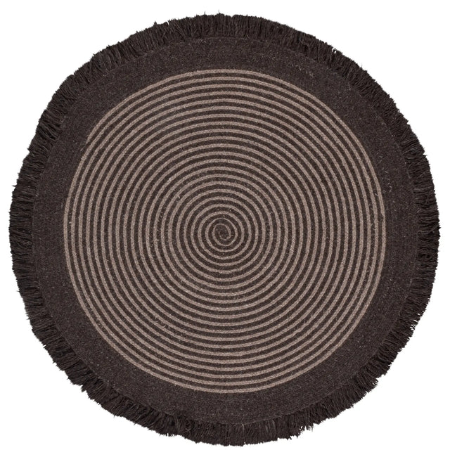 Safavieh Braided 5'-0" x 5'-0" Rug in Brown