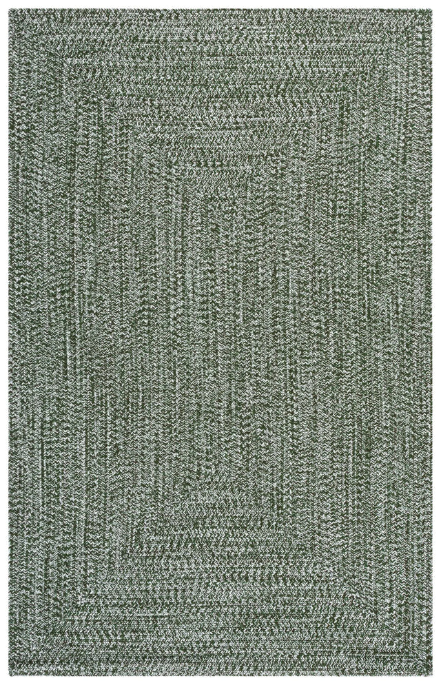 Safavieh Braided 4'-0" x 6'-0" Rug in Dark Green