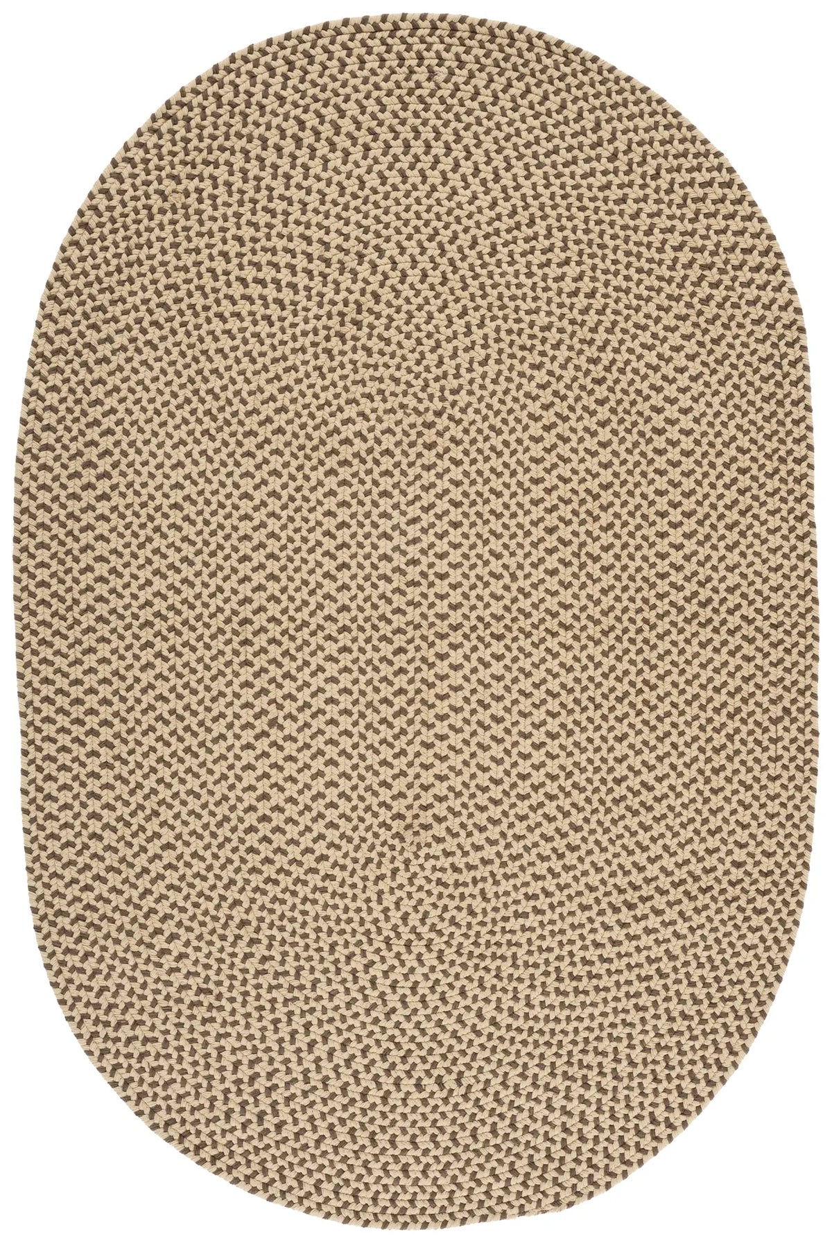 Safavieh Braided 4'-0" x 6'-0" Rug in Beige / Brown