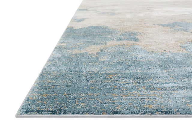 Loloi Sienne Sie-08 Sand / Ocean Rugs - rug corner