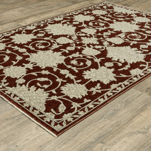Oriental Weavers Sphinx Capella CAP08 Beige Rugs - angle detail