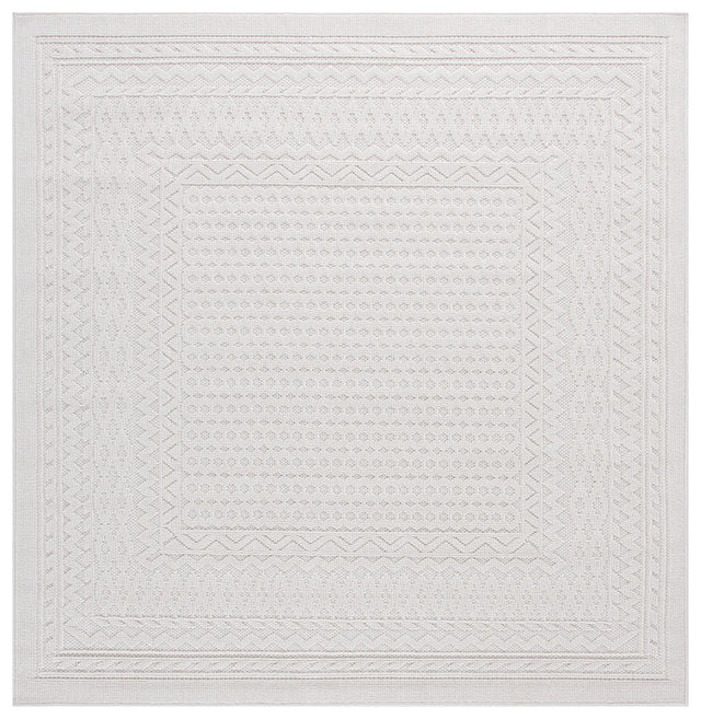 Safavieh Global 6'-7" x 6'-7" Rug in Light Beige / Ivory