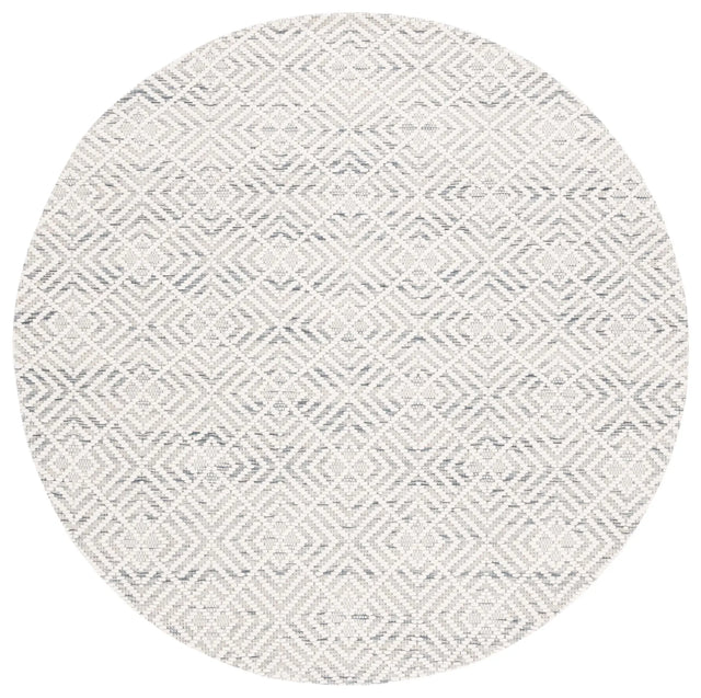 Safavieh Marbella 6'-0" x 6'-0" Rug in Ivory / Black