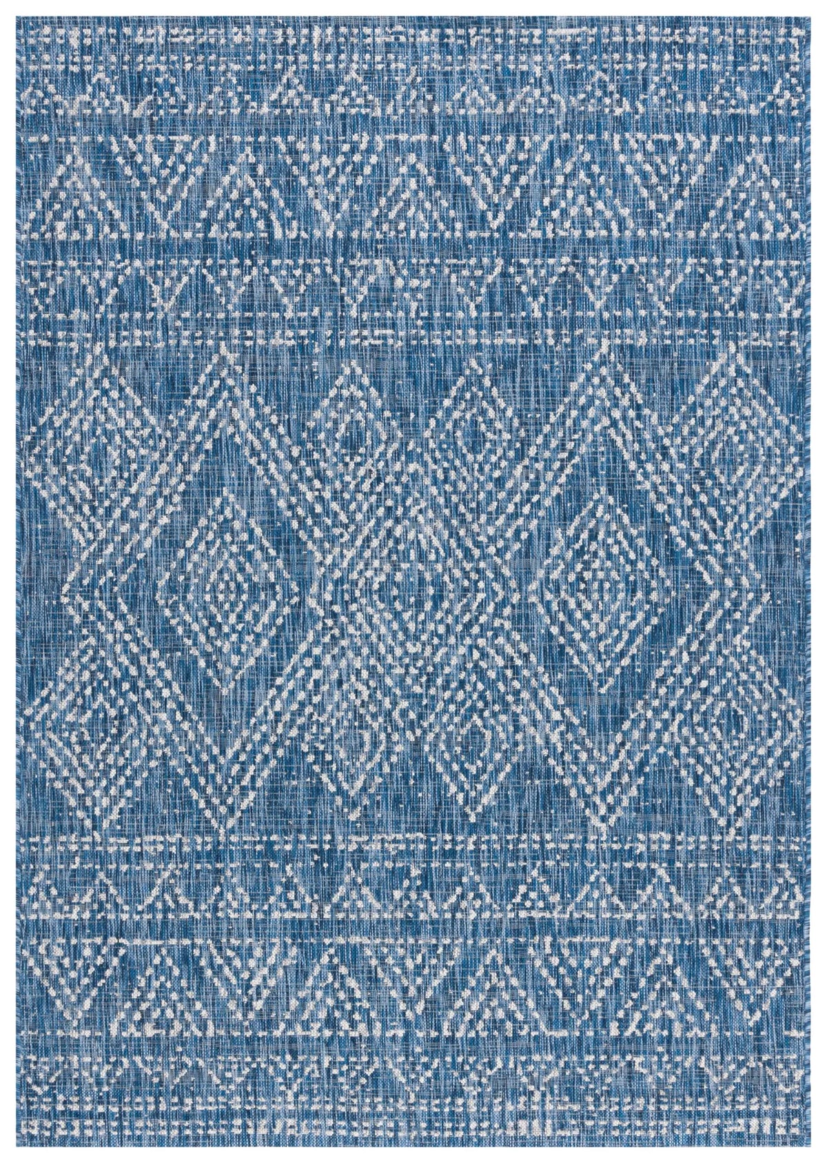 Safavieh Courtyard 5'-3" x 7'-7" Rug in Navy / Grey
