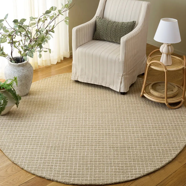 Safavieh Metro 6'-0" x 6'-0" Rug in Beige / Ivory