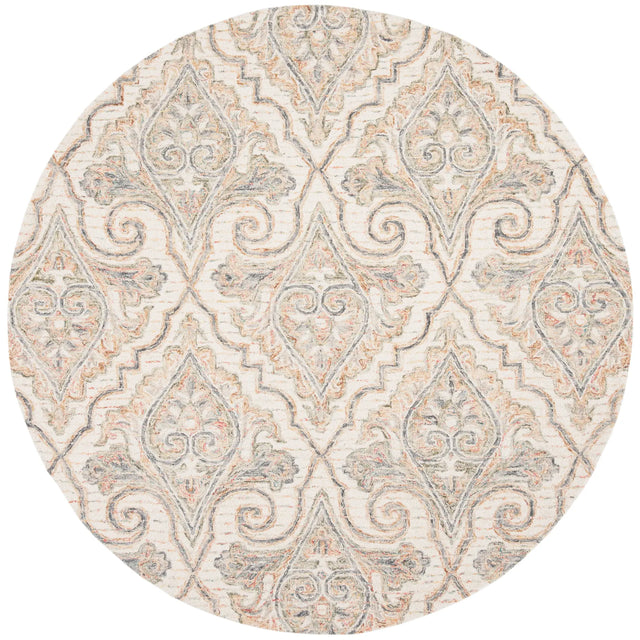 Safavieh Aubusson 6'-0" x 6'-0" Rug in Ivory / Green