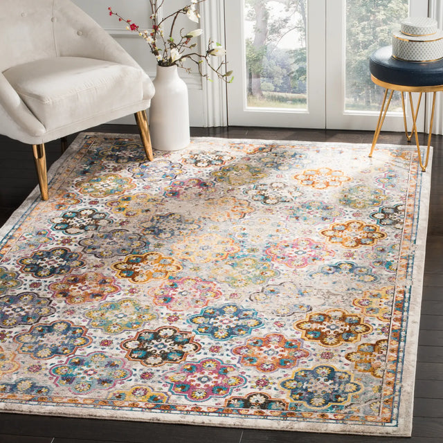 Safavieh Aria 5'-0" x 6'-7" Rug in Beige / Multi