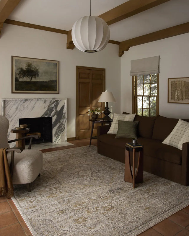 Loloi Milena MLE-09 Ivory / Ochre Rug - room scene 3