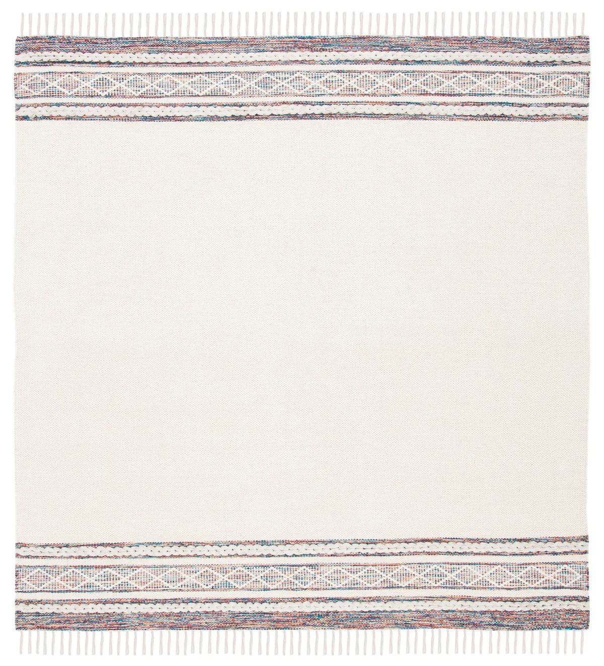 Safavieh Montauk 6'-0" x 6'-0" Rug in Beige / Blue