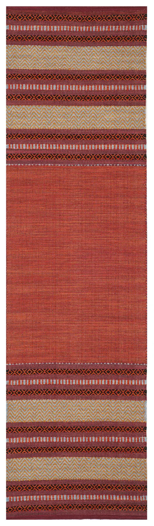 Safavieh Montauk 2'-6" x 6'-0" Rug in Red / Ivory