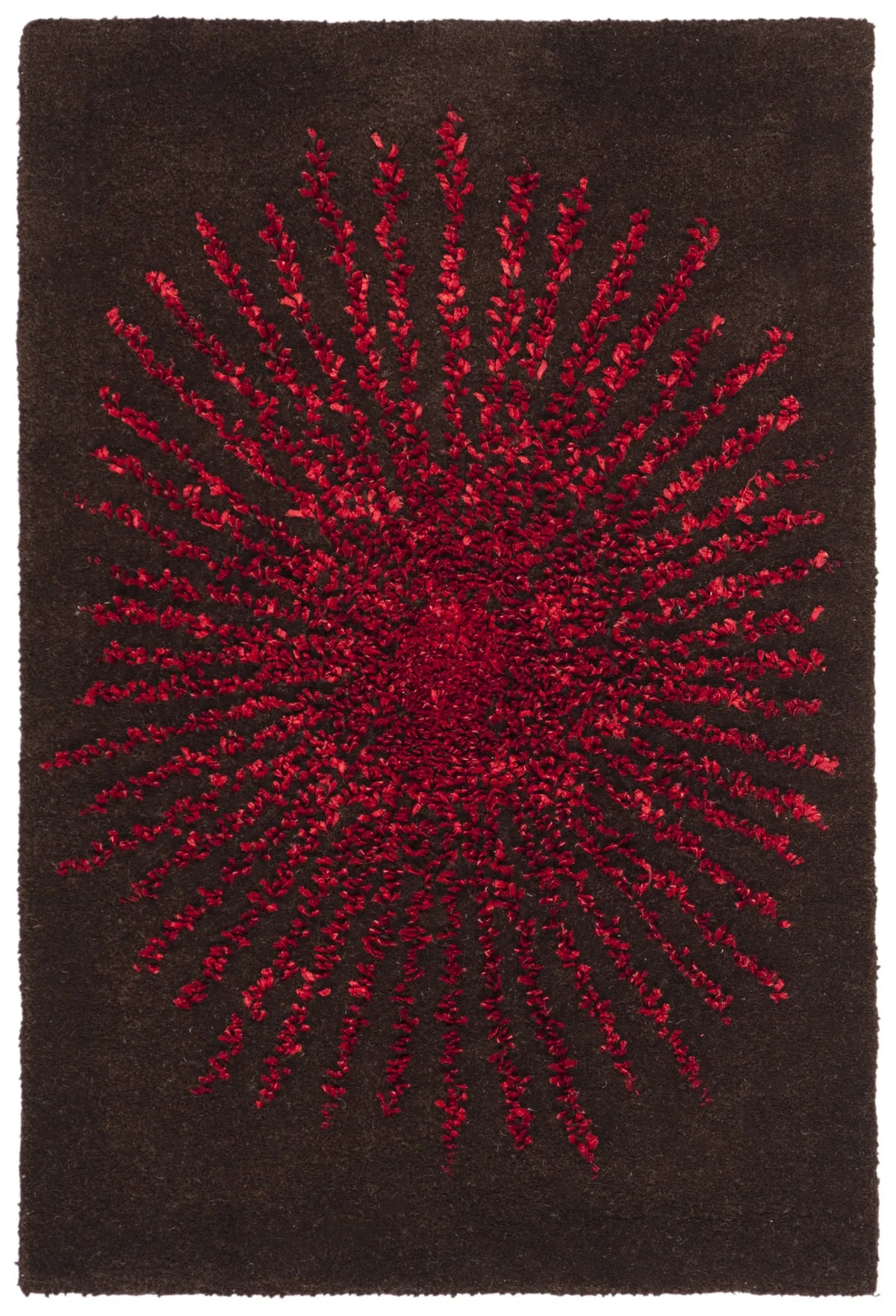 Safavieh Soho 2'-0" x 3'-0" Rug in Brown / Red