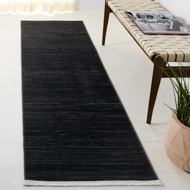 Safavieh Mila 2'-2" x 8'-0" Rug in Beige / Black