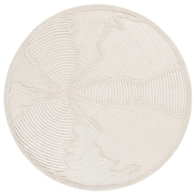 Safavieh Abstract 6'-0" x 6'-0" Rug in Ivory
