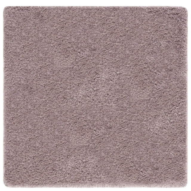 Safavieh Luxe Shag 6'-0" x 6'-0" Rug in Brown