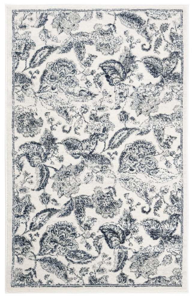 Safavieh Carnegie 3'-0" x 5'-0" Rug in Cream / Light Grey