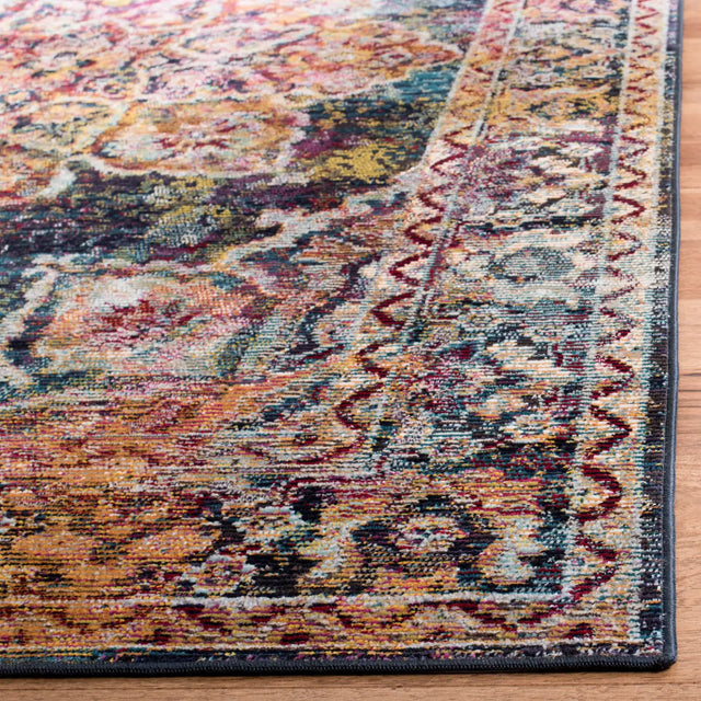 Safavieh Crystal 4'-0" x 6'-0" Rug in Navy / Light Blue