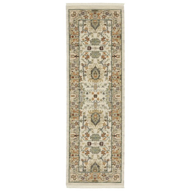 Oriental Weavers Lucca 2063Y Ivory/ Multi Rug - runner