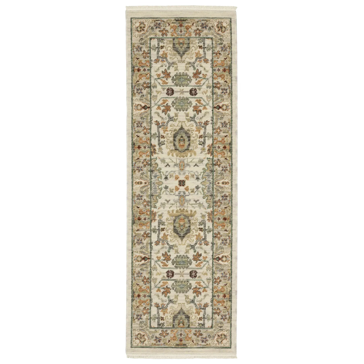 Oriental Weavers Lucca 2063Y Ivory/ Multi Rug - runner