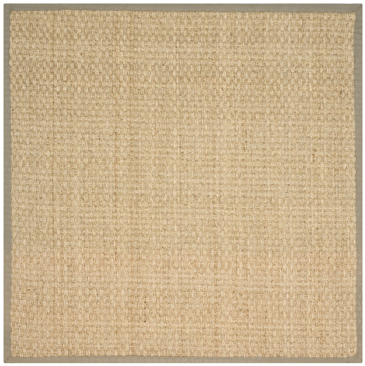 Safavieh Natural Fiber 6'-0" x 6'-0" Rug in Natural / Olive