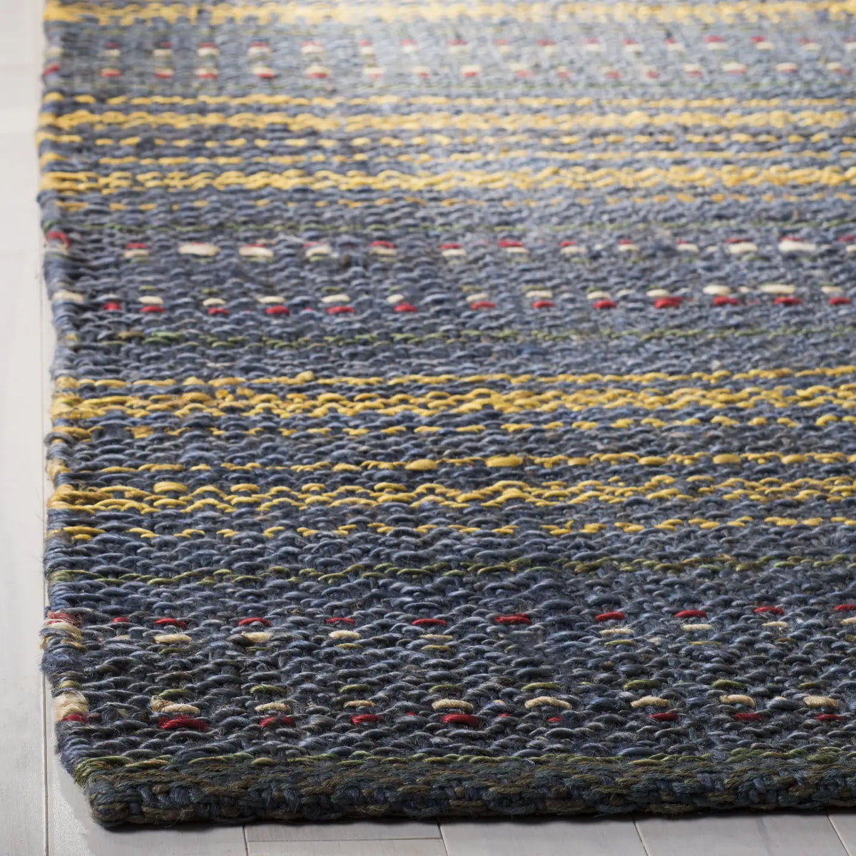 Safavieh Natural Fiber 4'-0" x 6'-0" Rug in Blue / Gold