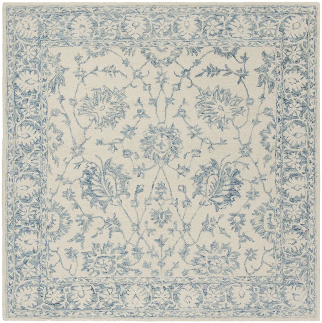 Safavieh Blossom 6'-0" x 6'-0" Rug in Ivory / Blue