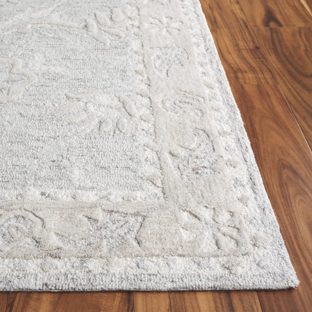 Safavieh Metro 2'-3" x 9'-0" Rug in Light Grey / Ivory