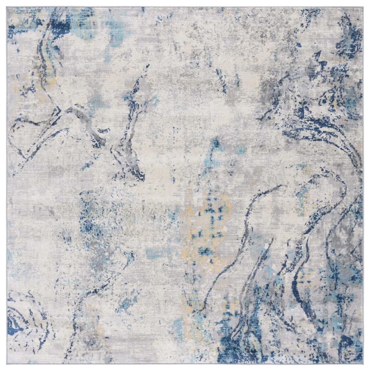 Safavieh Jasper 100 6'-7" x 6'-7" Rug in Ivory / Blue