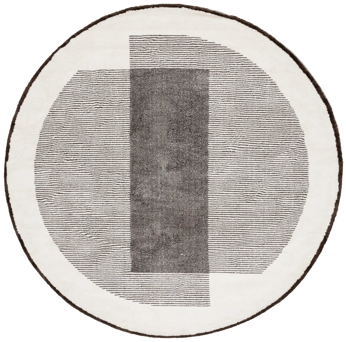 Safavieh Audrey 6'-0" x 6'-0" Rug in Dark Grey / Ivory