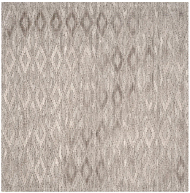 Safavieh Courtyard 6'-7" x 6'-7" Rug in Beige / Beige