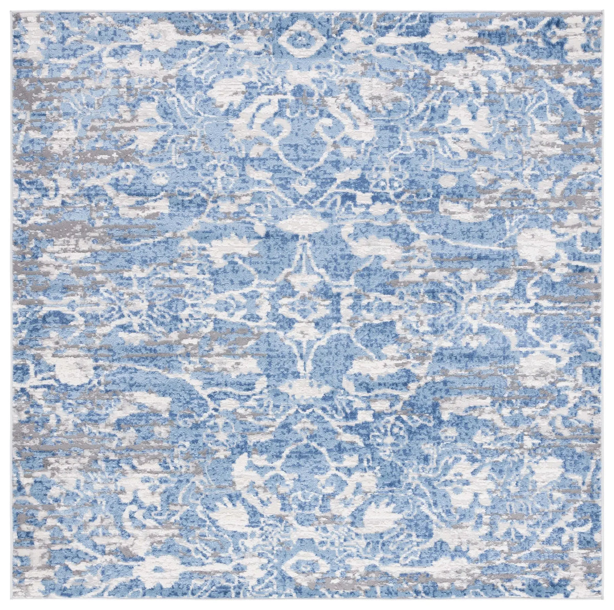 Safavieh Shivan 100 6'-7" x 6'-7" Rug in Blue / Ivory