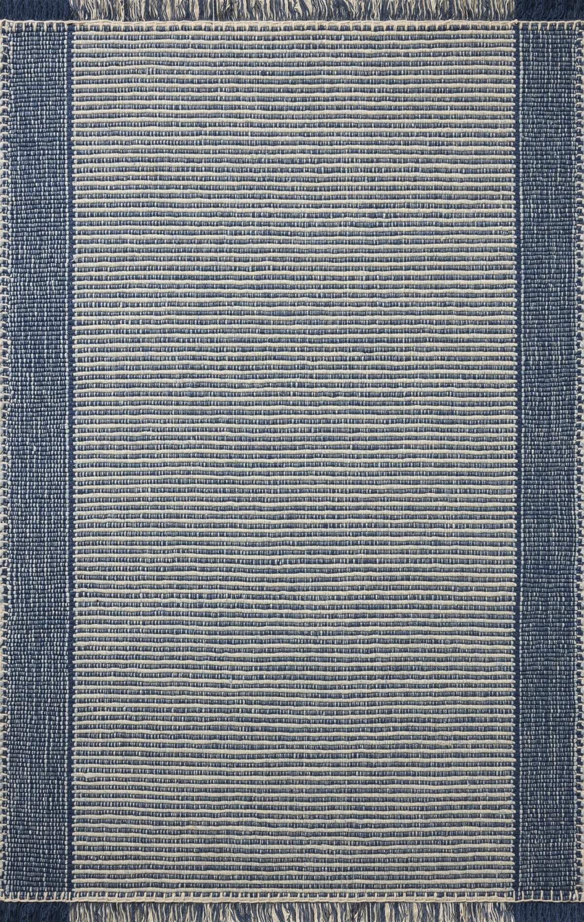 Loloi Sigrid SIG-03 Indigo / Ivory Rug - main flat