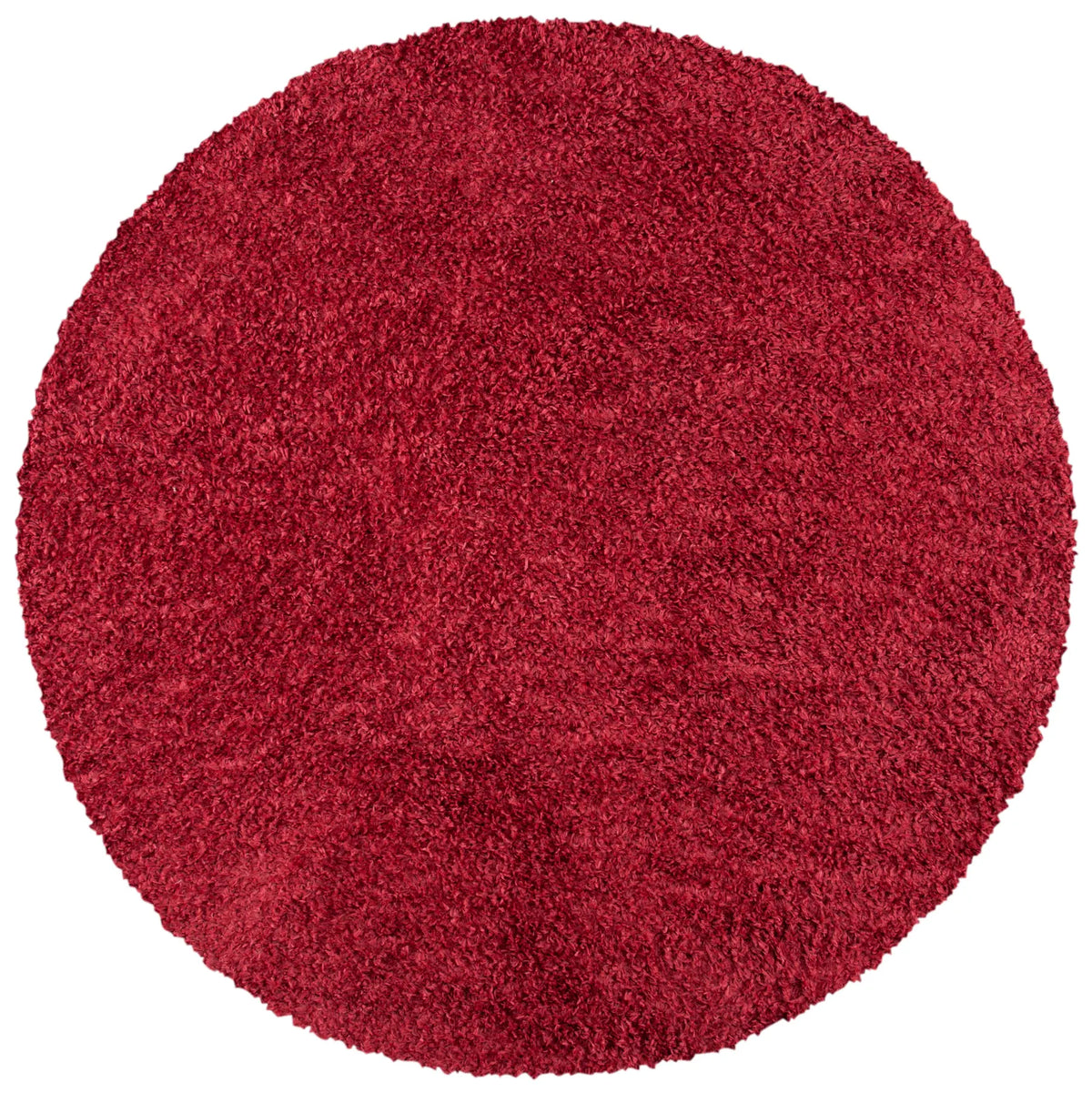Safavieh August Shag 6'-7" x 6'-7" Rug in Red
