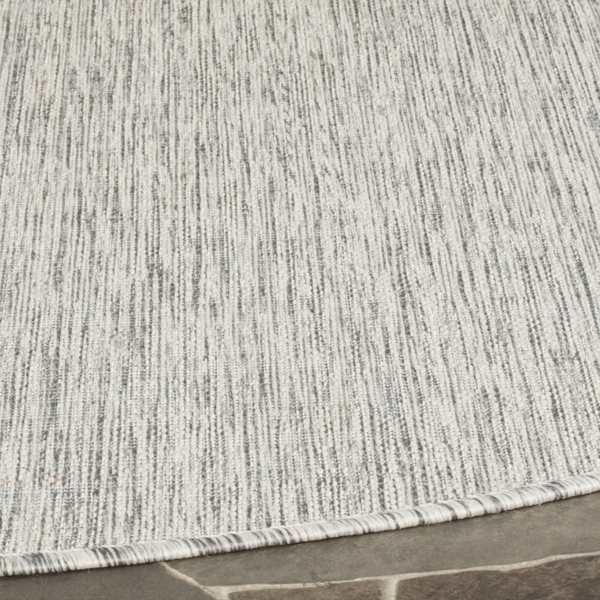 Safavieh Courtyard 6'-7" x 6'-7" Rug in Grey / Turquoise