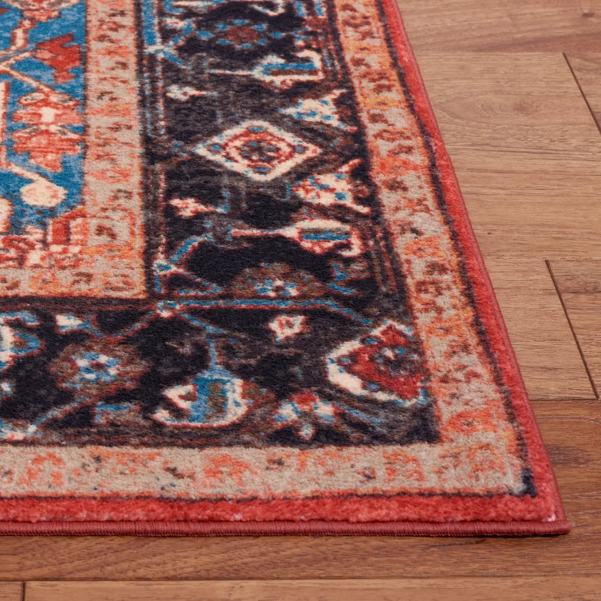 Safavieh Riviera 4'-5" x 6'-0" Rug in Red / Blue