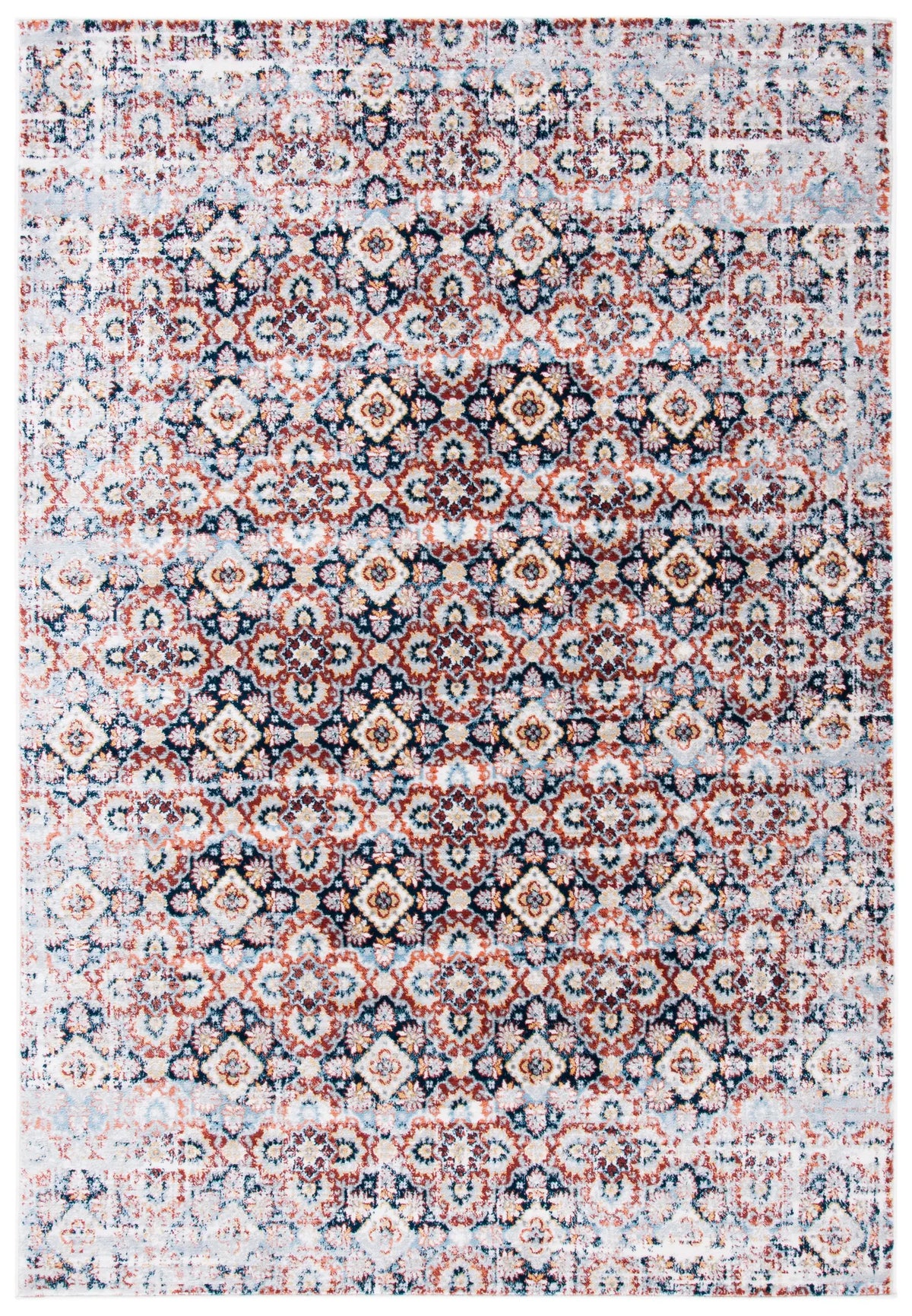 Safavieh Lagoon 4'-5" x 6'-5" Rug in Brown / Navy