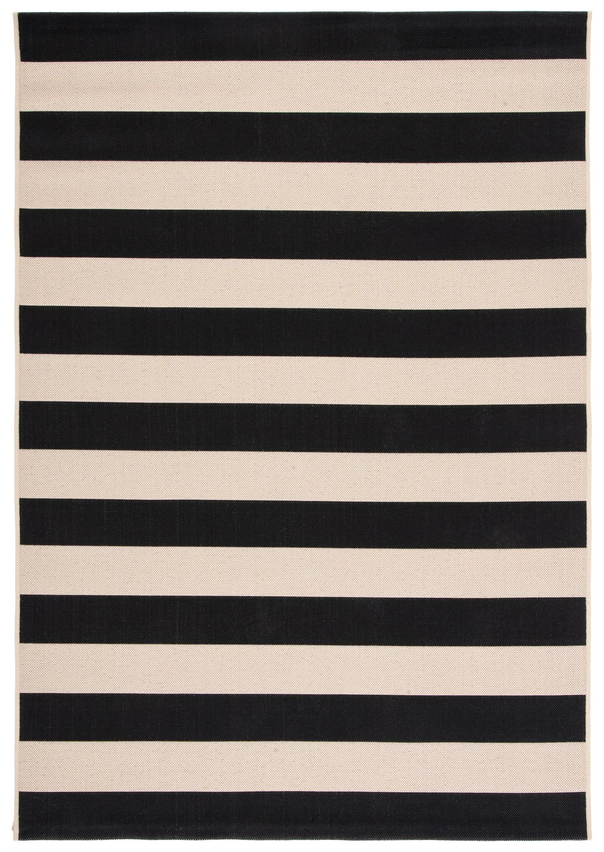 Safavieh Courtyard 4'-0" x 5'-7" Rug in Beige / Black