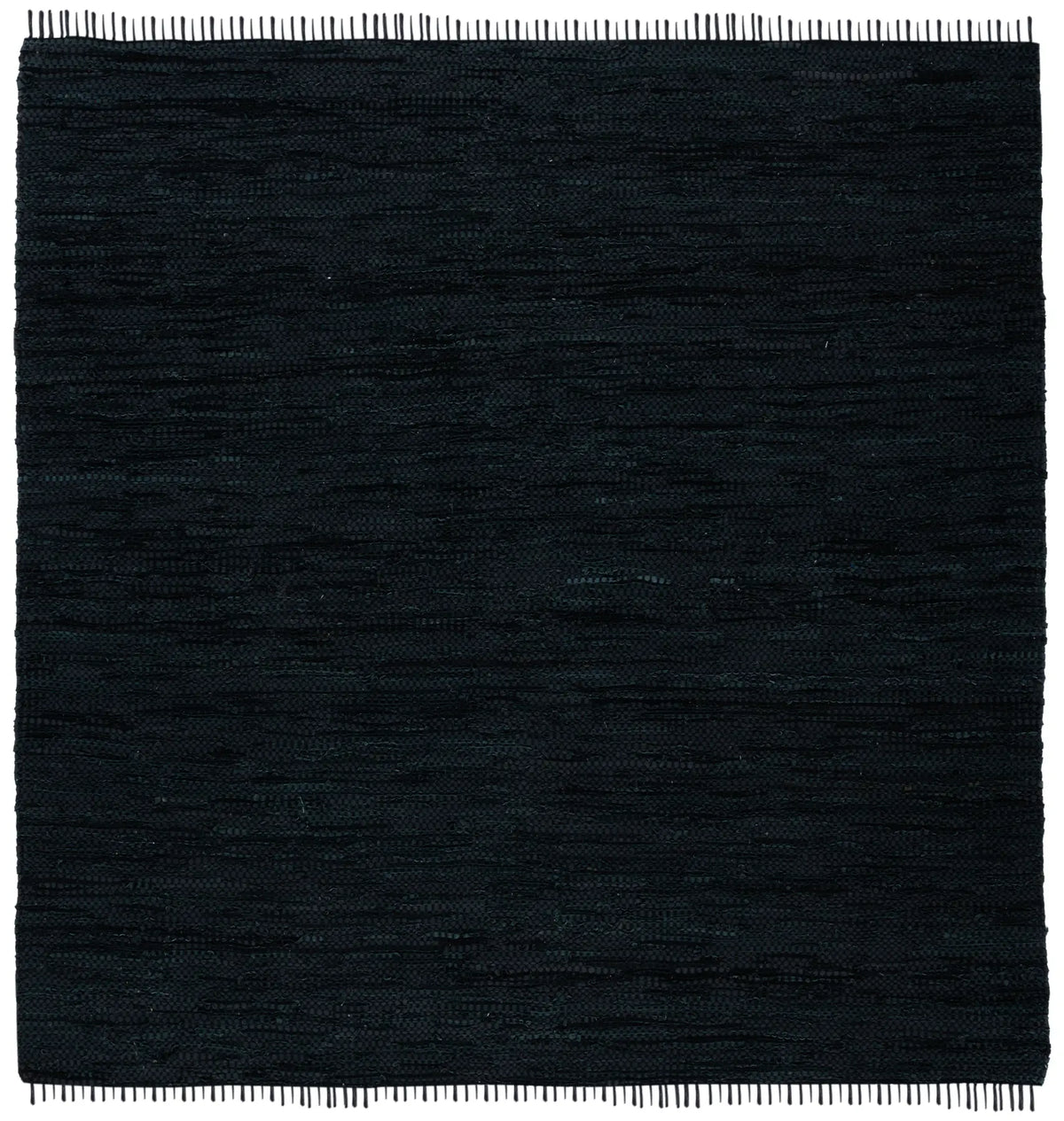 Safavieh Vintage Leather 7'-0" x 7'-0" Rug in Black